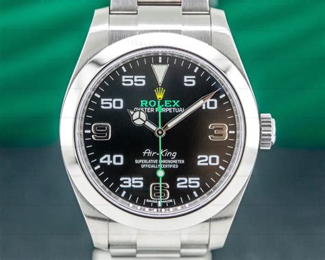 rolex air king titan black|rolex air king.